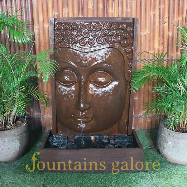 Modern Buddha Face Fountain Water Feature  