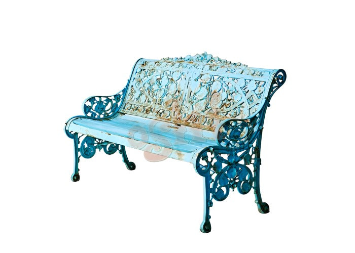 Nasturtium Bench Furniture Teal