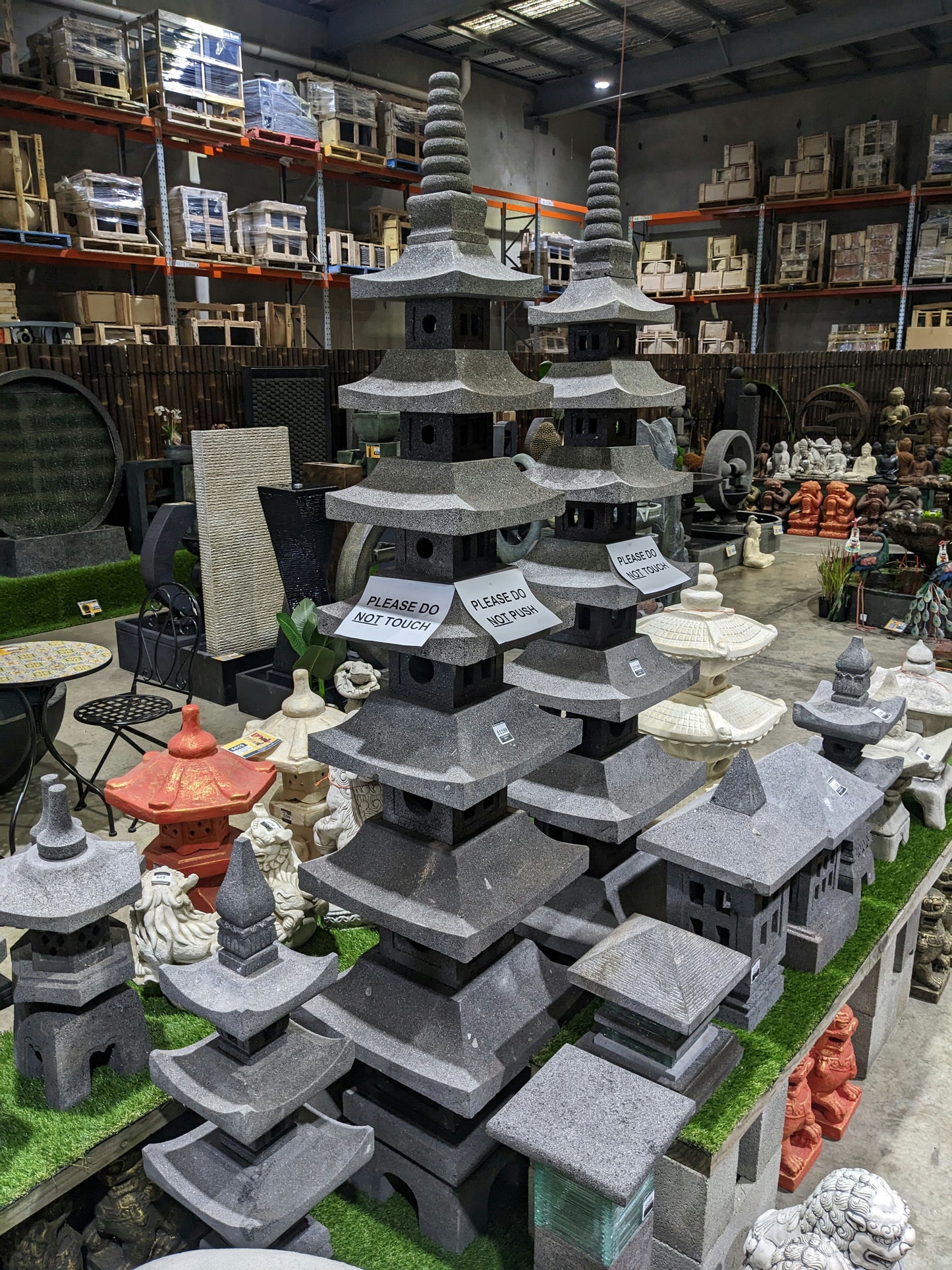 Lava Stone Lantern (62cm to 155cm) Statue