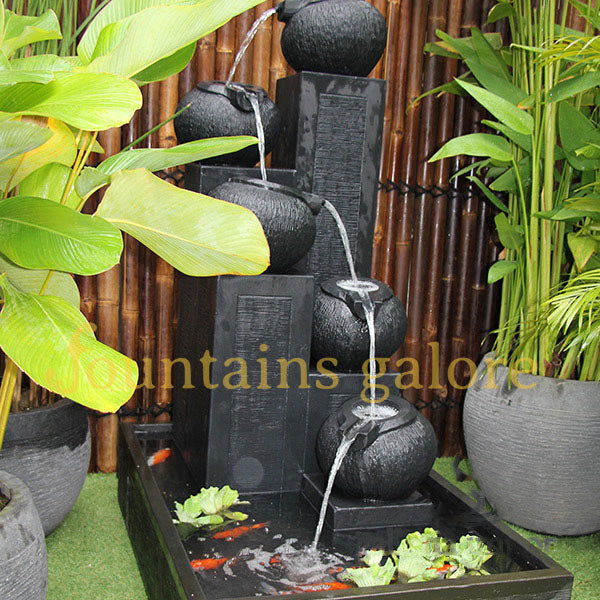 Streaming Pots Fountain – Large Water Feature  