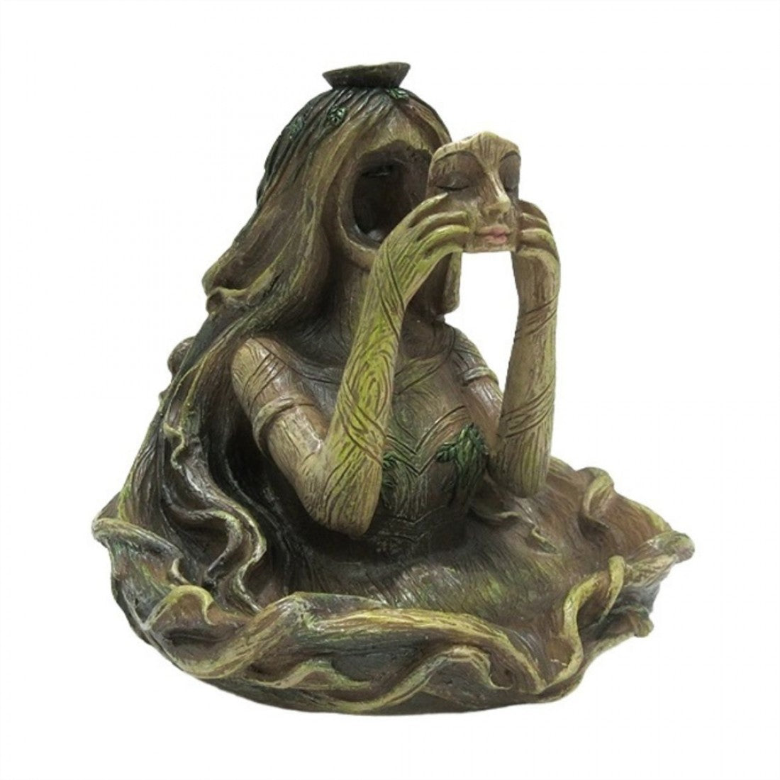 Tree Ent Removing Face Backflow Burner Statue Statue