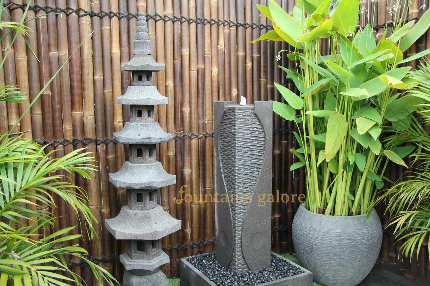 Ying Yang Fountain Water Feature