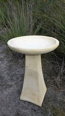 Modern Birdbath Bird Bath 63cm "Modern Birdbath" Sandstone