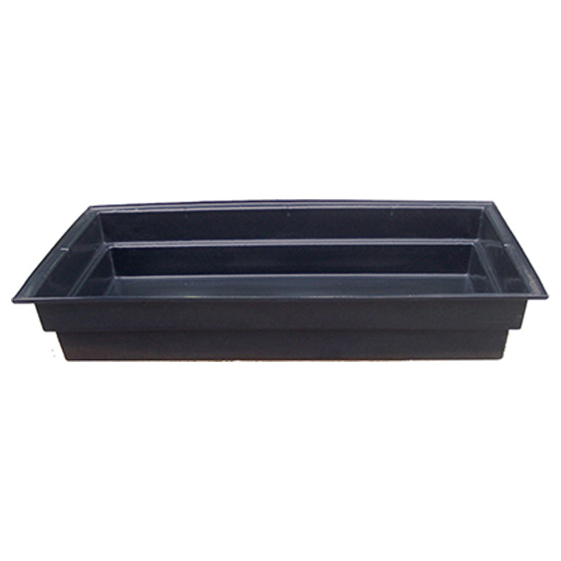 250L Large Rectangular Pond Black Pond