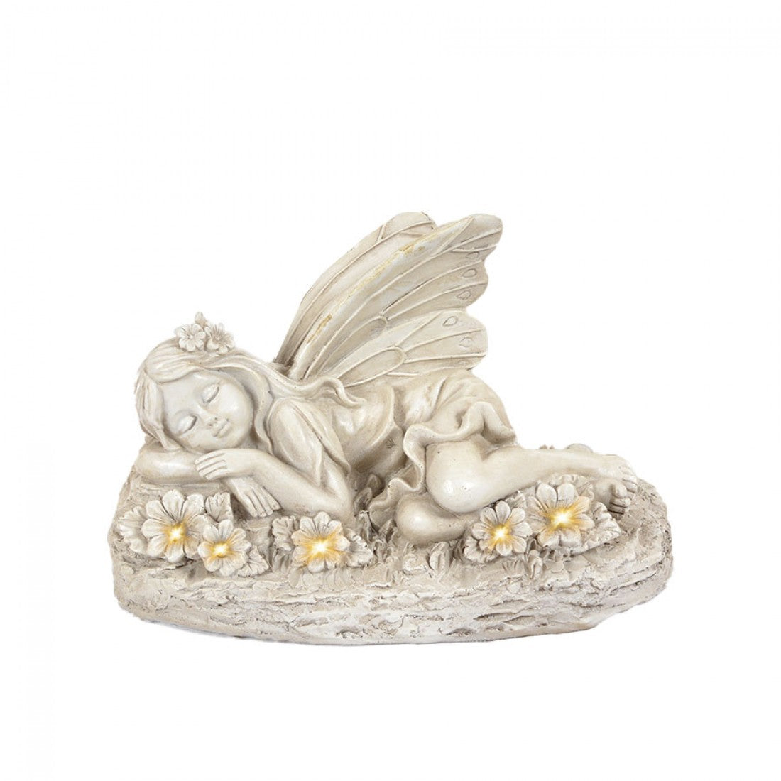 Sleeping Angel with LED Statue
