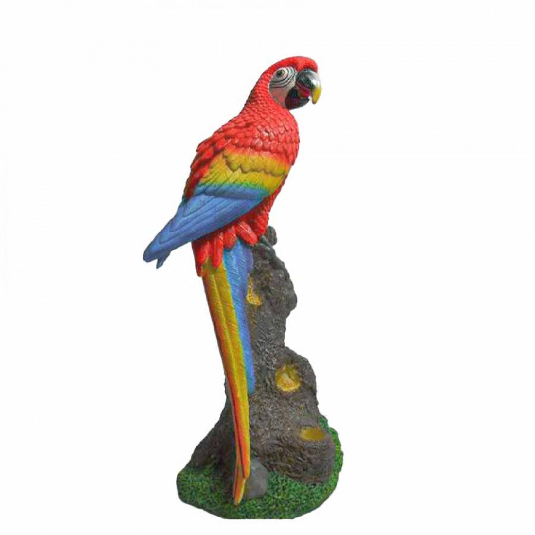 Standing Parrot Decor Statue