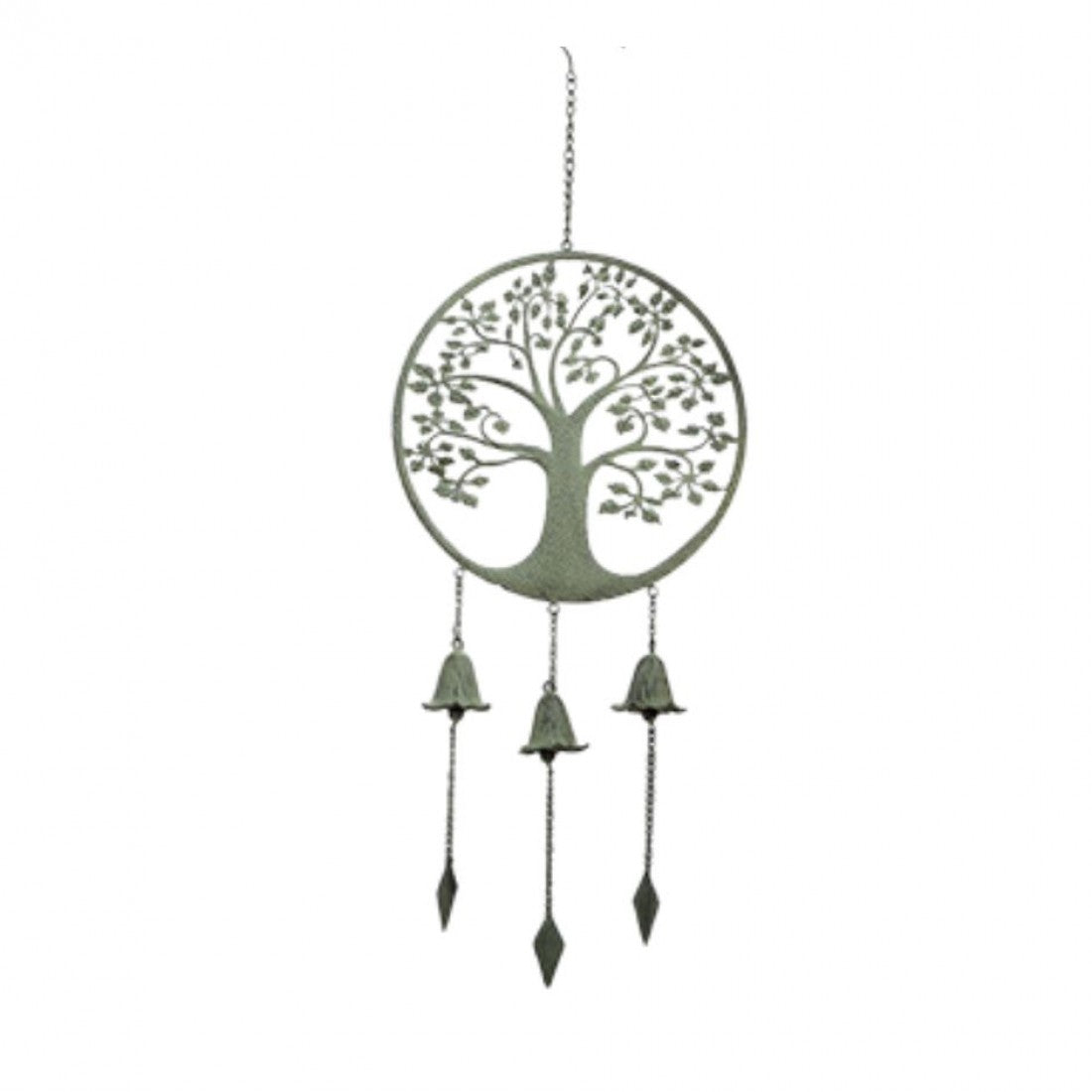 Evergreen Windchime Statue