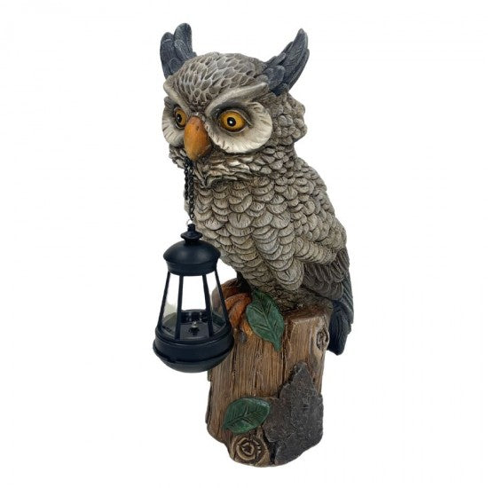 Magnesium Oxide Owl w/Solar