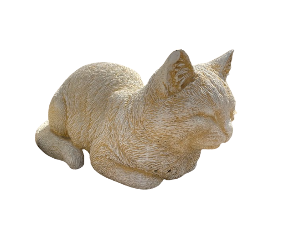 Loaf Cat Statue Statue Sandstone 