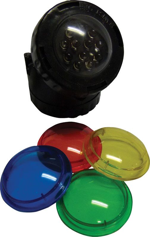 Pond & Garden Light 12 LED Warm White with 12V Transformer Garden Light