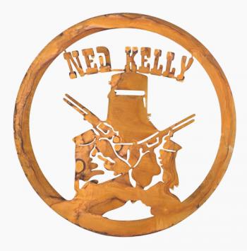 Ned Kelly Round Wall Art Décor