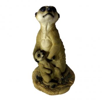Meerkat with Baby on Board Statue Statue  