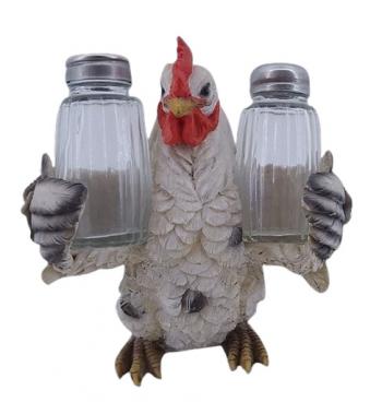 Chicken Salt & Pepper Shakers Statue Statue