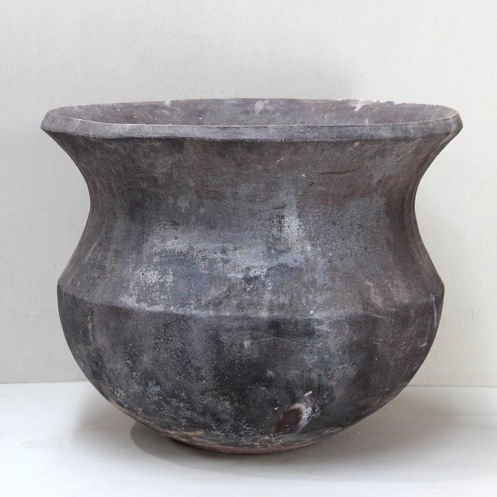 Thai Limestone Cauldron Bowl Pot Copper