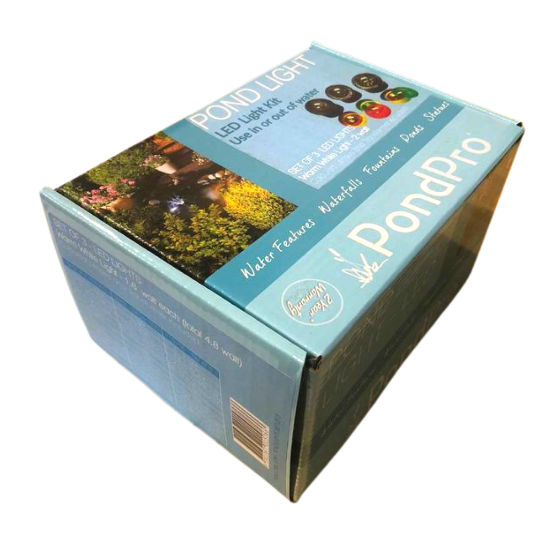 PondPro LED Light Kit (Set of 3 Lights) Warm White - 2 Watt