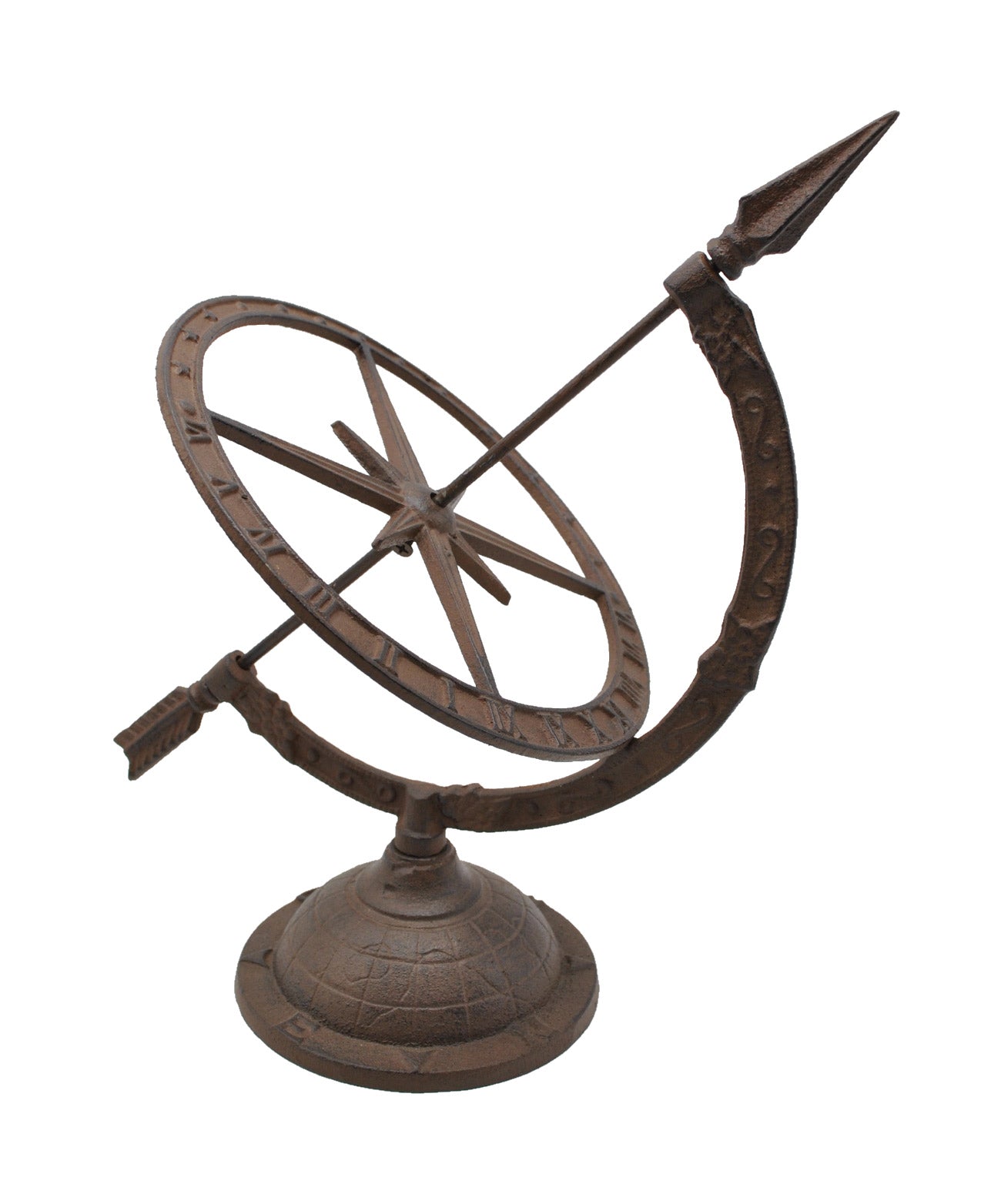 Traditional Metal Sundial Statue