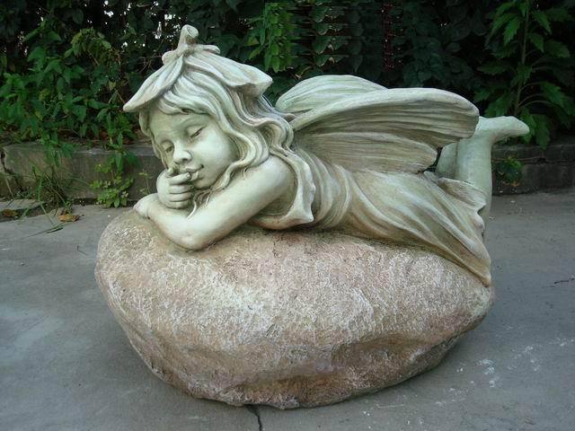 Fairy Laying Statue