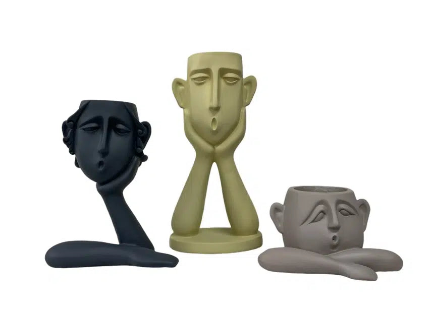 Emotion Planter Pots & Planters Charcoal