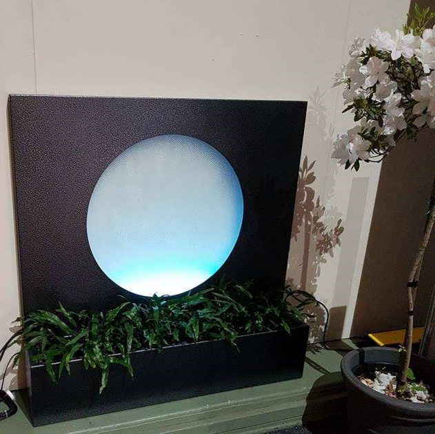 Noelani Glass Wall Water Feature Water Feature