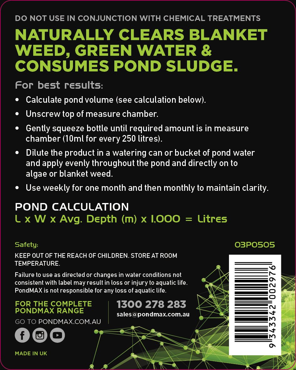 PondMAX 3 in 1 Pond Solution 500mL Miscellaneous