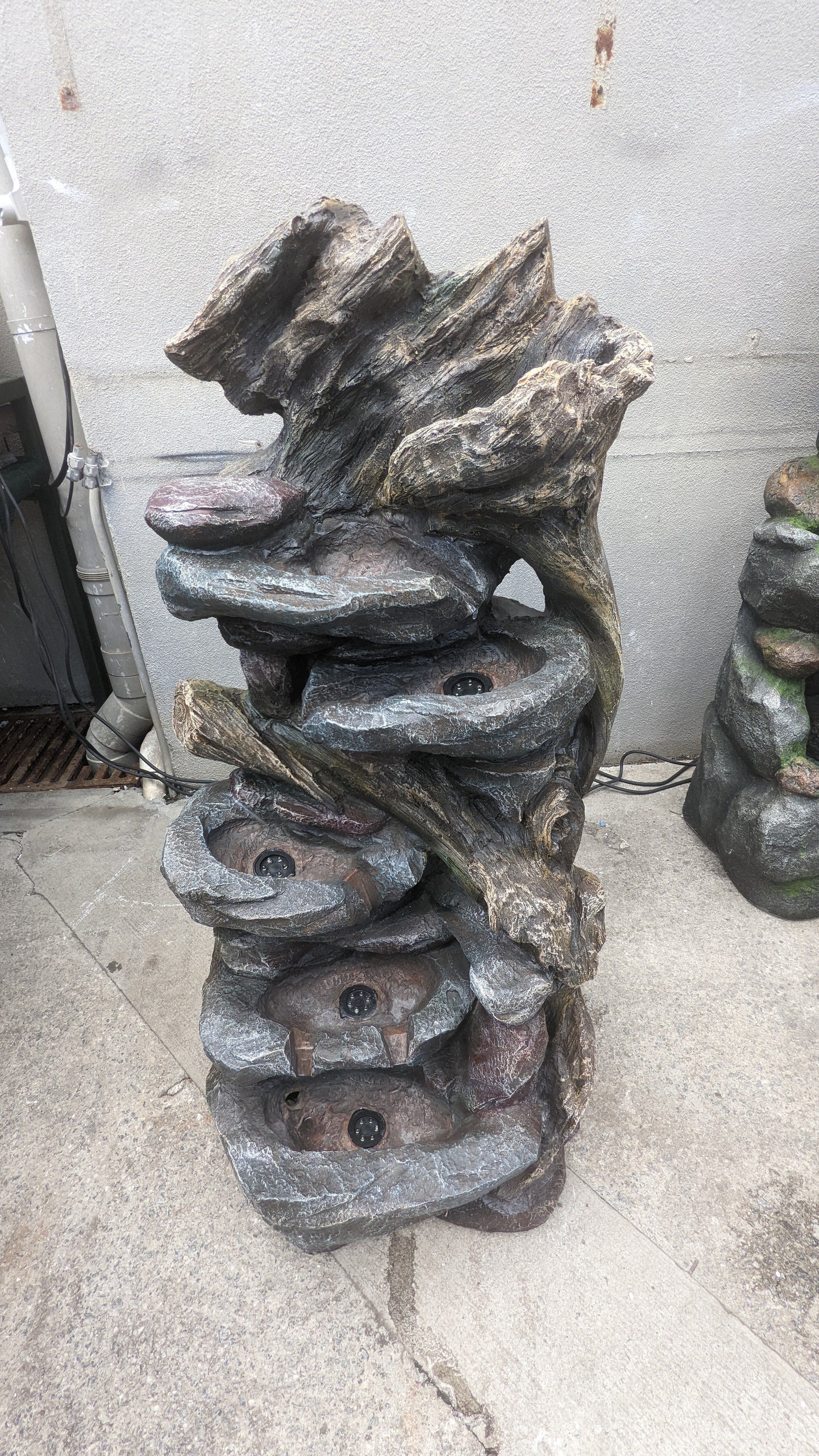 Rocky Forest Fountain Water Feature