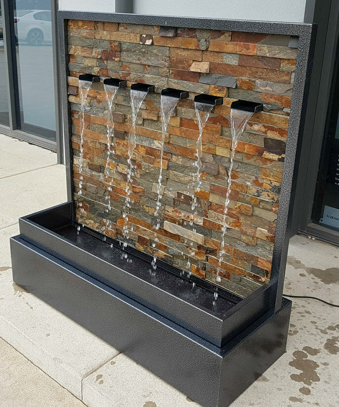 Selene Wall Water Feature Water Feature 6 Spout W1200mm x H1220mm x D450mm Bisque