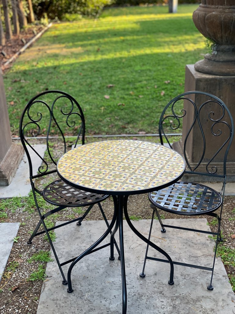 Tuscan 3 Piece Patio Table Seating Furniture  