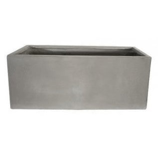 Rectangle Planters Trough 80x20x20 Cement Grey