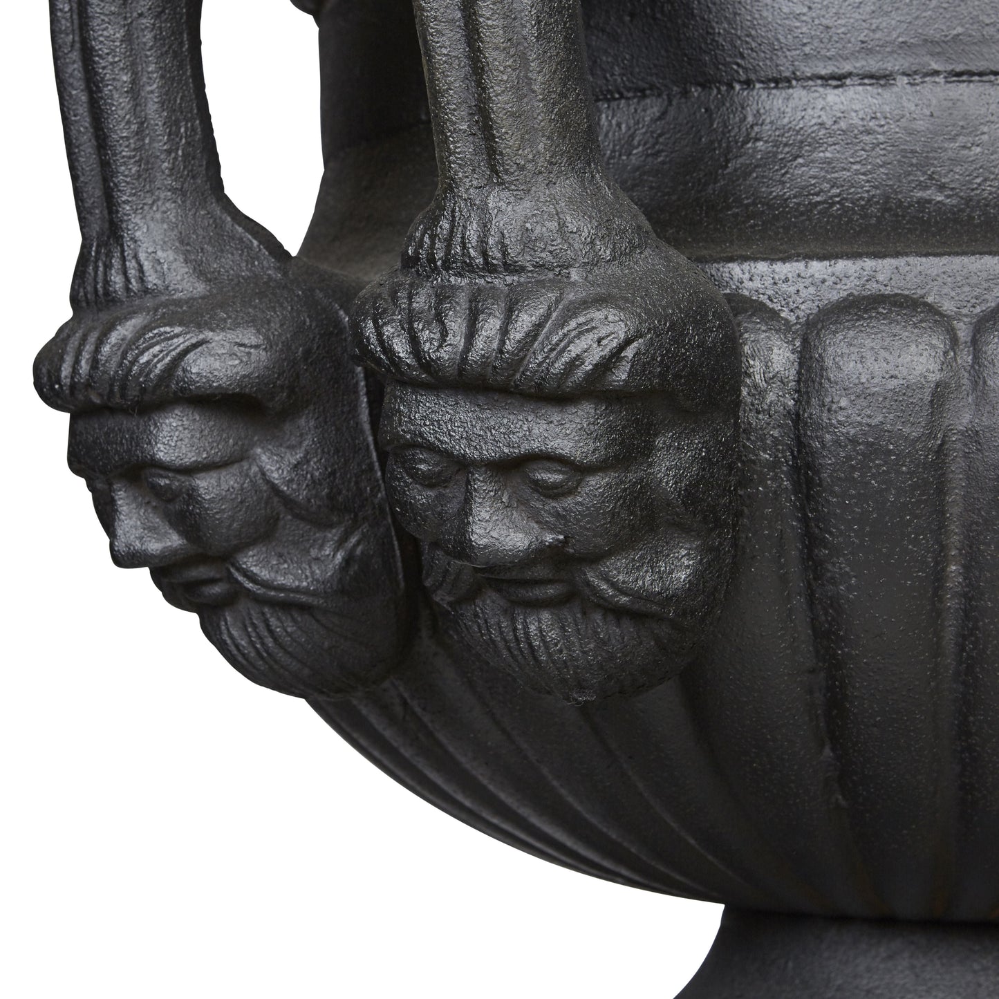Cast Iron Dorchester Urn & Pedestal Urn and Pedestal