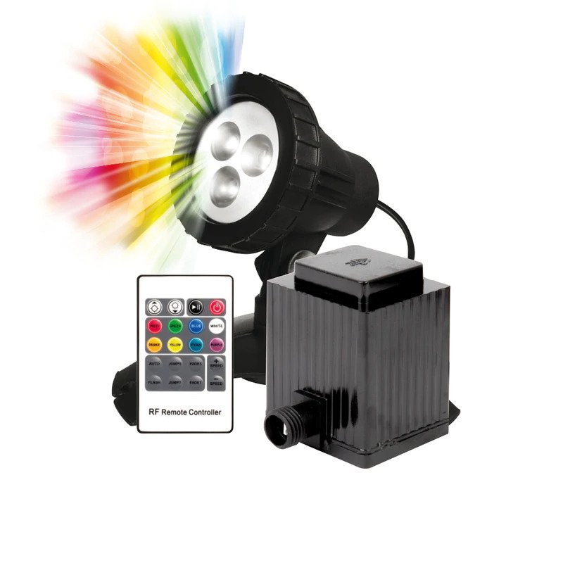PondMAX 3 LED Multi Colour Pond/Garden Light Starter Kit