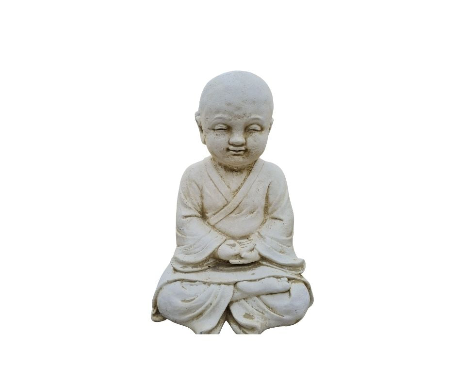 Meditating Monk Home & Garden