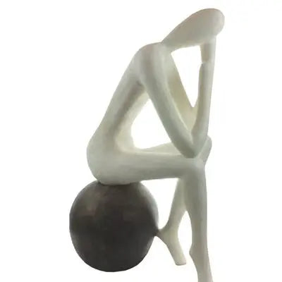 Large Man Thinker Statue Statue