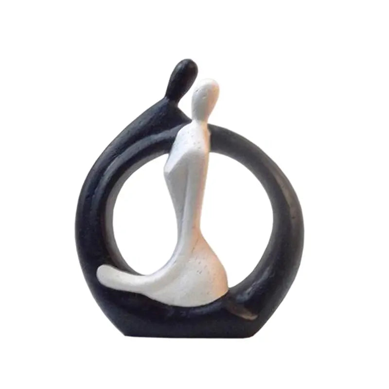 Eternity Couple Ring Statue Statue