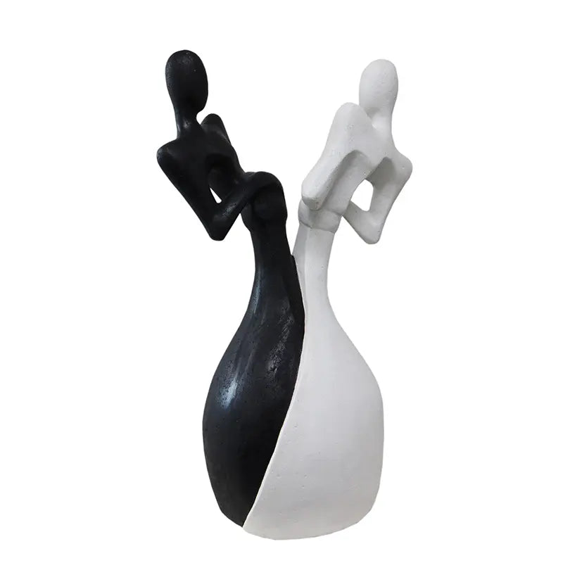 Ying Yang Entwined Statue Statue