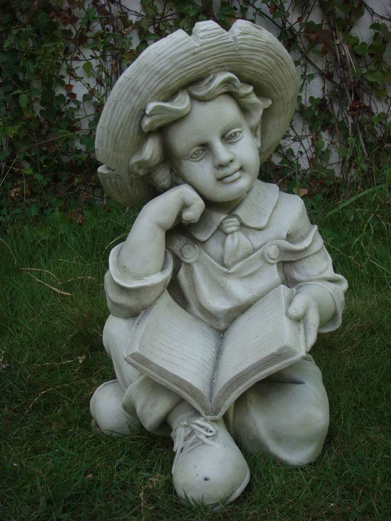 Boy Reading Statue