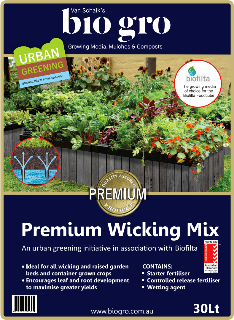 bio gro potting mix Bio Gro Premium Wicking Mix 30Lt