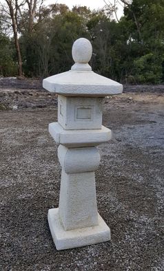 Tall Narrow Lantern Statue  