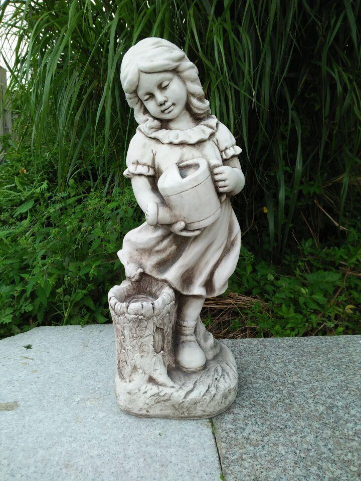 Watering Girl Statue