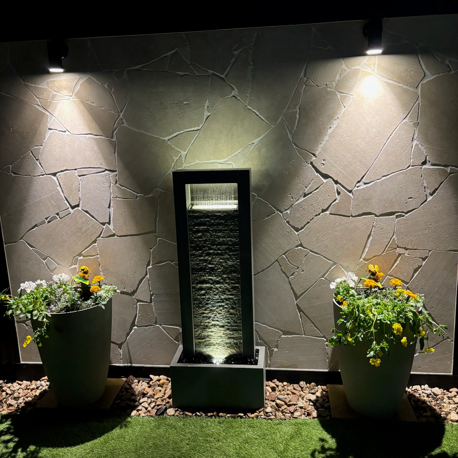 Raining Shower Panel Water Feature Water Feature