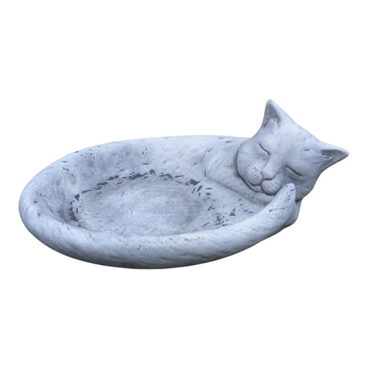 Cat Dish/Cat Birdbath Bird Bath  