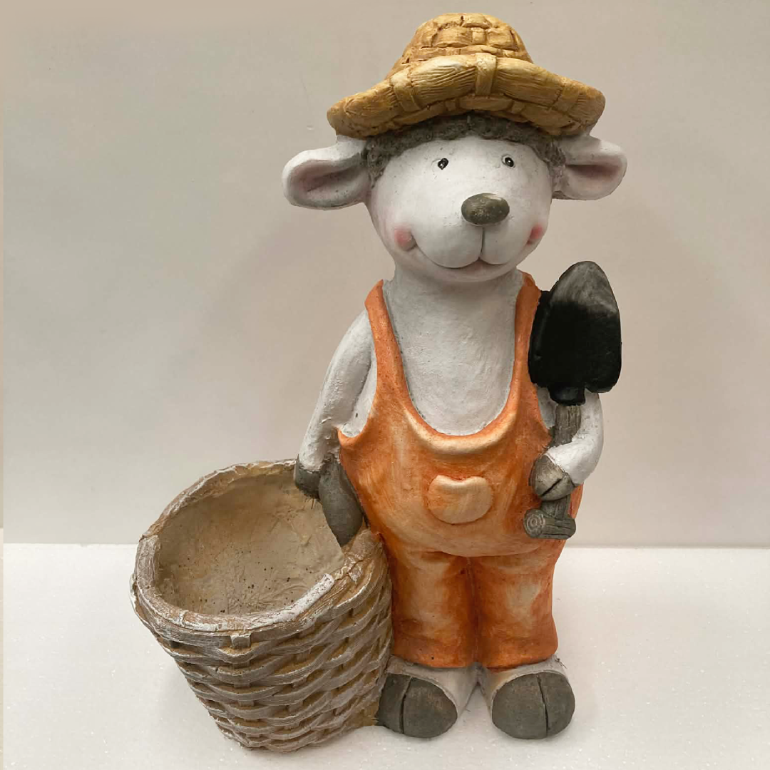 Harvest Sheep Planter Pot