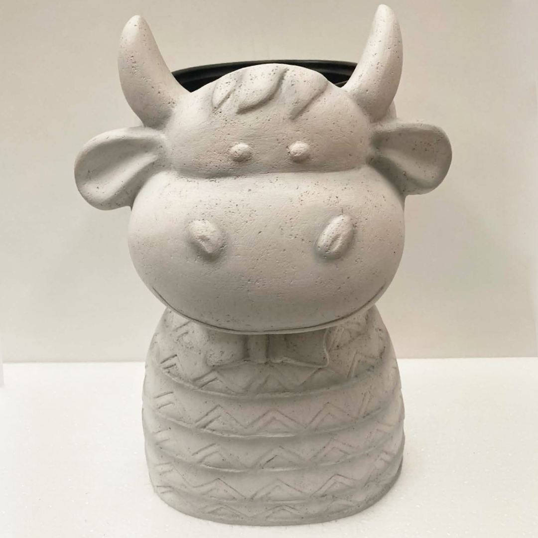 38cm Cow Farm Planter Pot