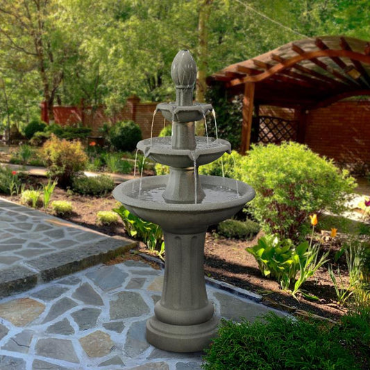 Fountain - Vittro - PE- with lights Water Feature Fountain