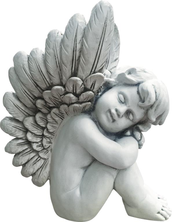 Figurine - Sleeping Angel Statue Left