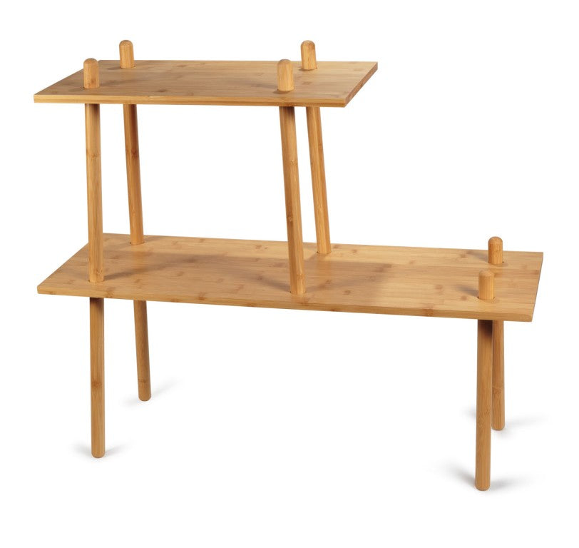 Bamboo Indoor Planter Stand Small