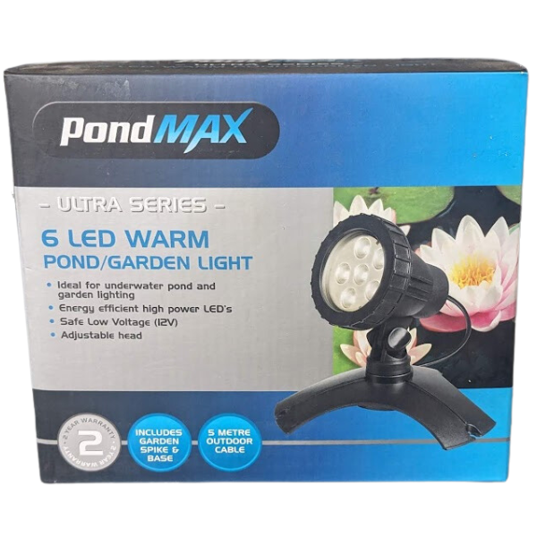 PondMAX 6 LED Warm Pond/Garden Light Garden Light  