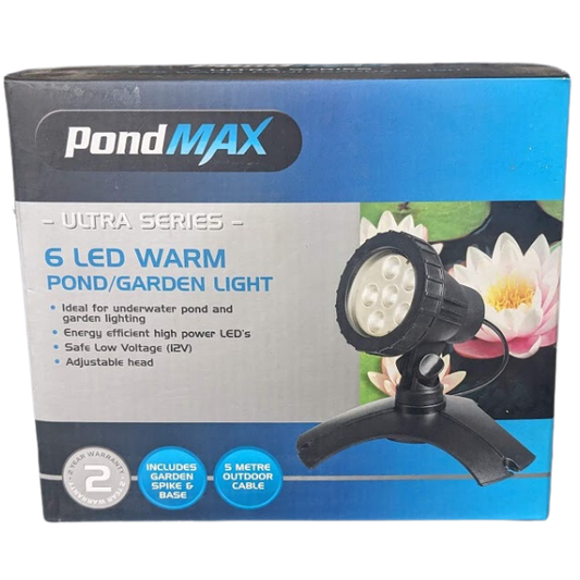 PondMAX 6 LED Warm Pond/Garden Light Garden Light  