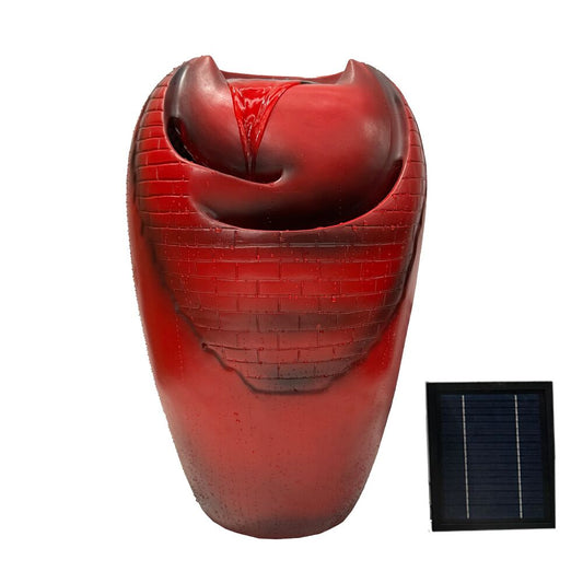 Solar Rose Fountain Water Feature  