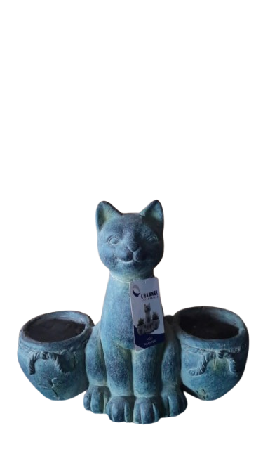 2-Sided Pot Cat Planter Pots & Planters