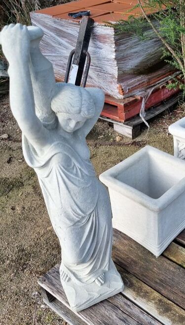 Jug Lady Statue ( Water Venus) Statue White